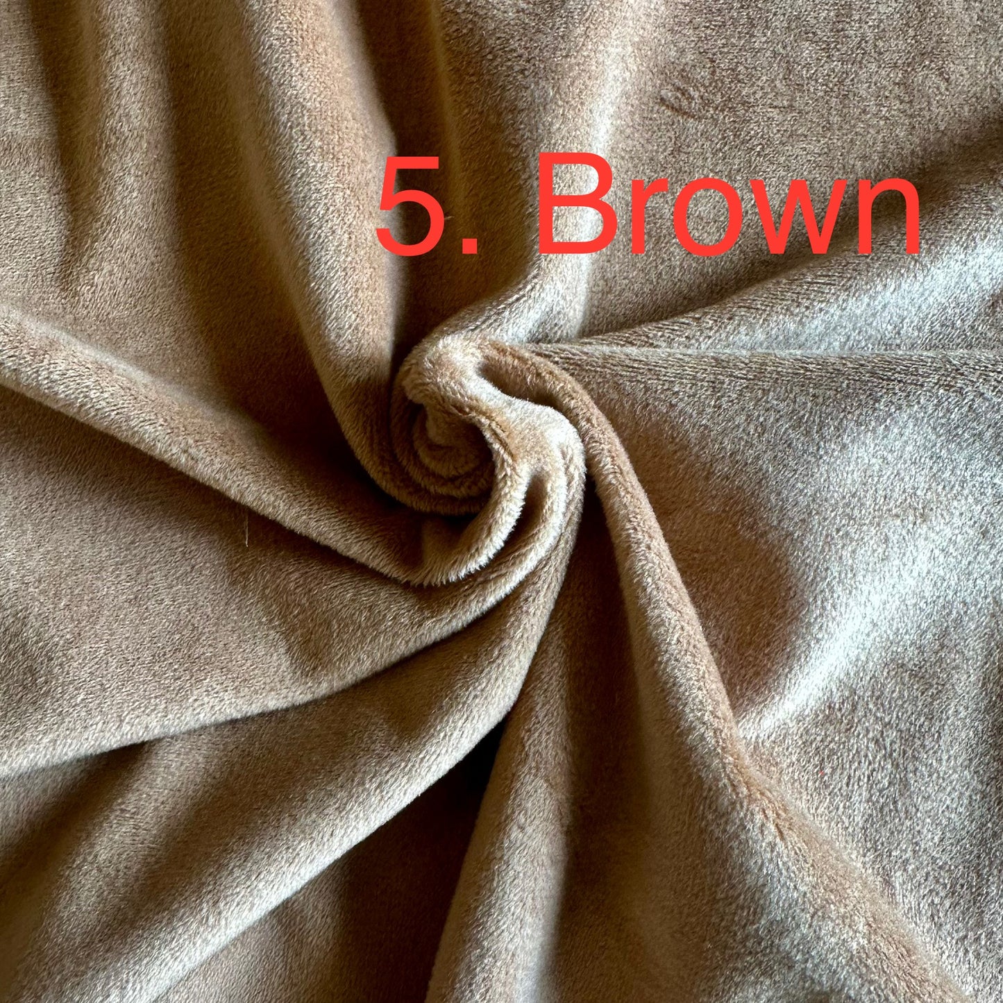 Doll skin fabric soft plush velour material 50x50cm