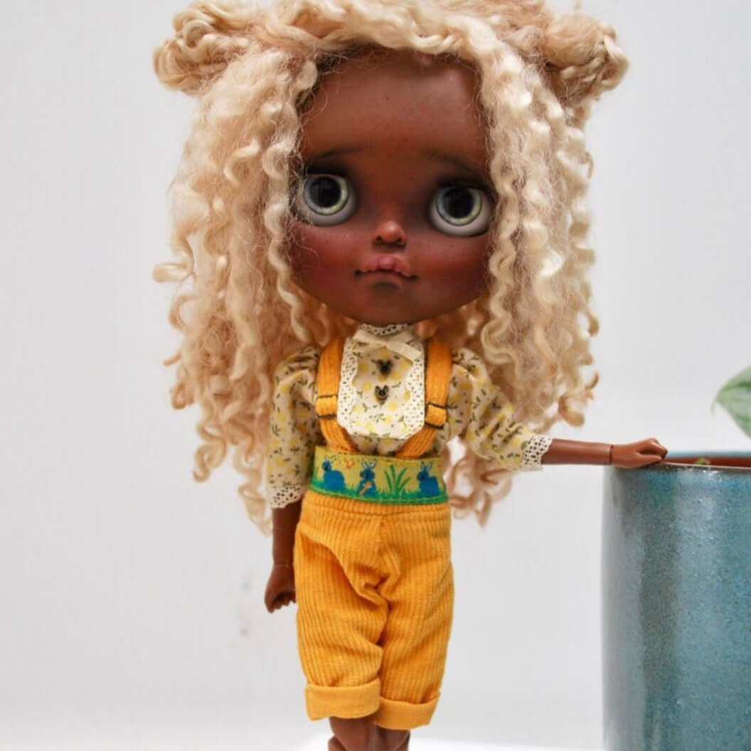 Blythe dungaree shorts sewing pattern Blythe doll instant DIGITAL download PDF