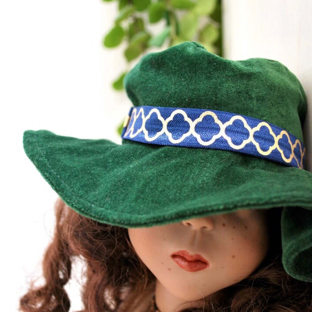 18" Dolls hat pattern dolls sunhat instant DIGITAL download