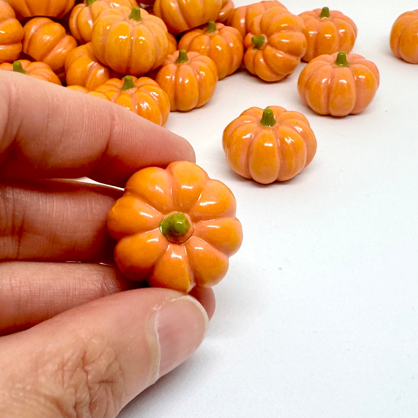Miniature pumpkin 1/6 scale resin halloween prop