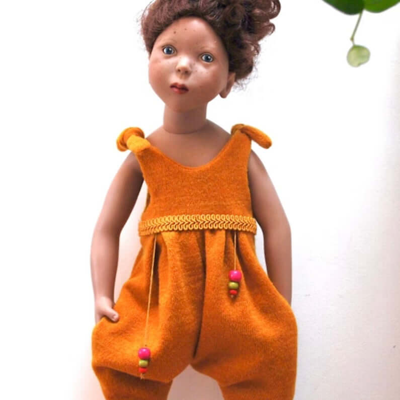 Doll sewing pattern Romper jumpsuit DIGITAL download PDF