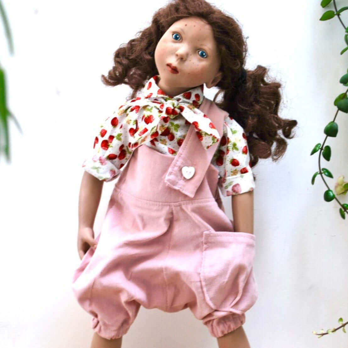 Doll romper sewing pattern 18” doll instant DIGITAL Download