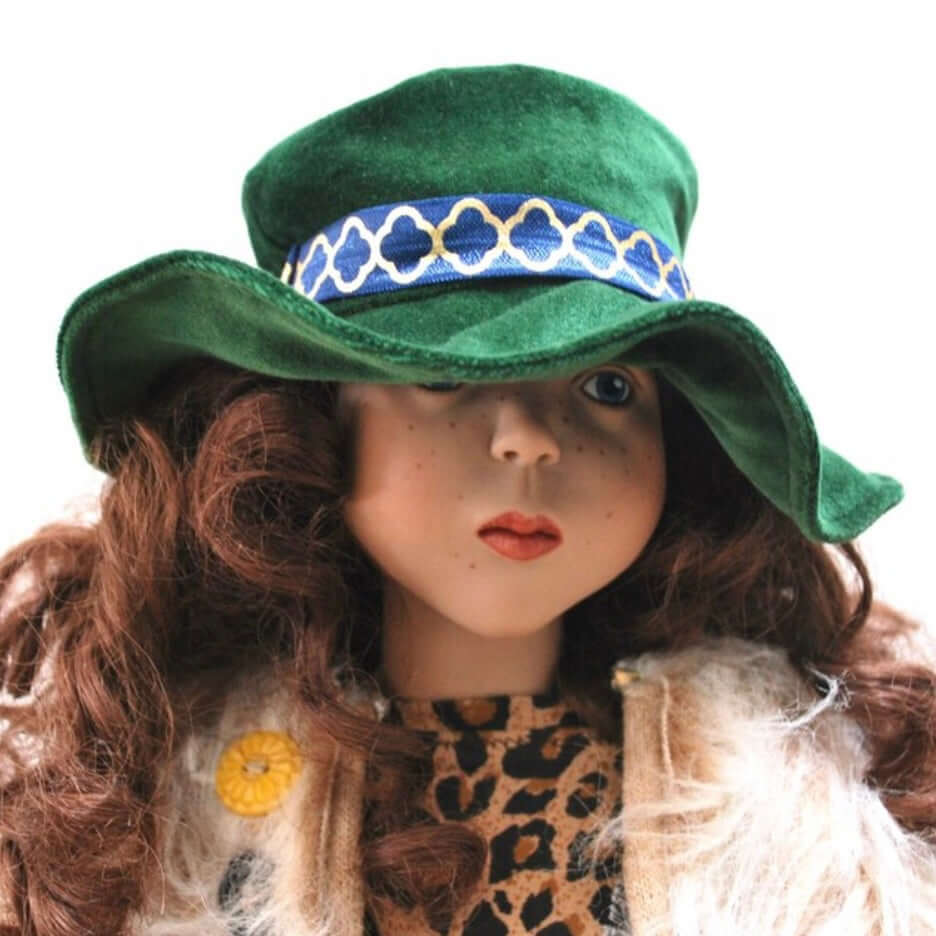 18" Dolls hat pattern dolls sunhat instant DIGITAL download