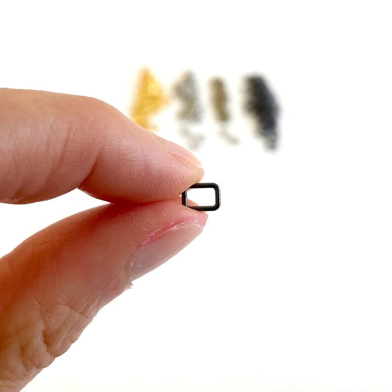 Mini Ultra small 4mm Oval Buckles