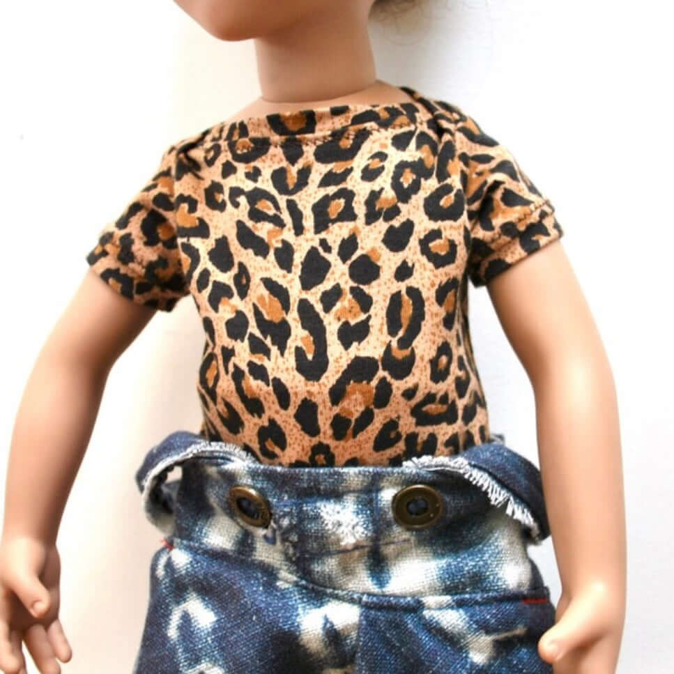 18" Doll t shirt sewing pattern instant PDF DIGITAL download