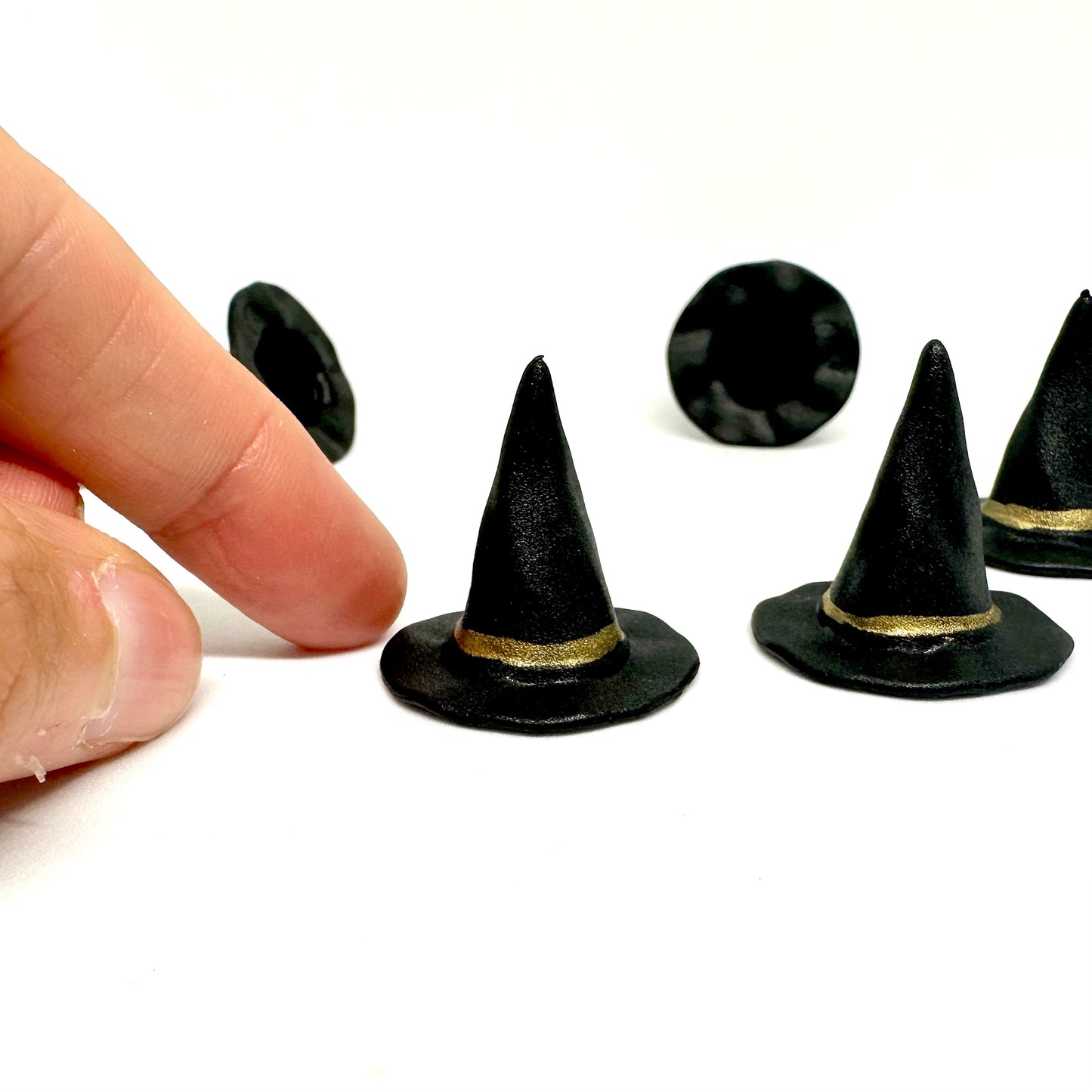 Halloween miniature witches doll hat