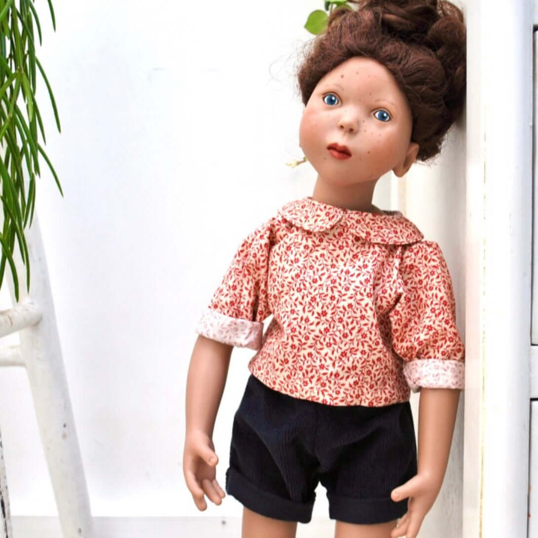 18" Doll shorts sewing pattern Simple doll shorts instant Digital download PDF