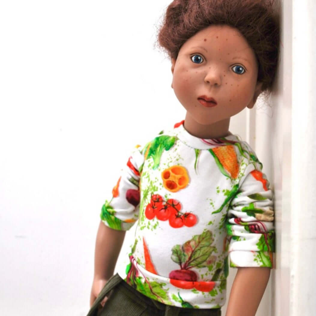 18" Dolls jumper sewing pattern DIGITAL DOWNLOAD