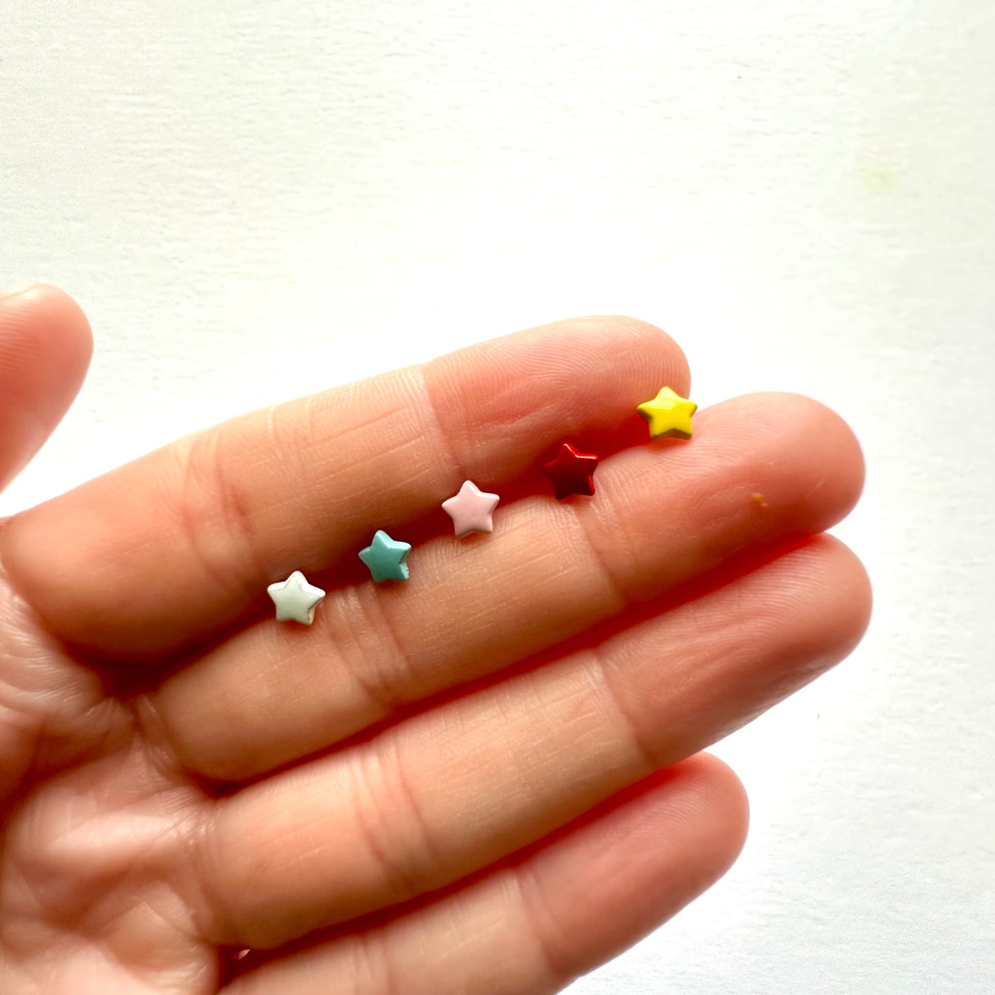 5mm Mini Metal Star Buttons