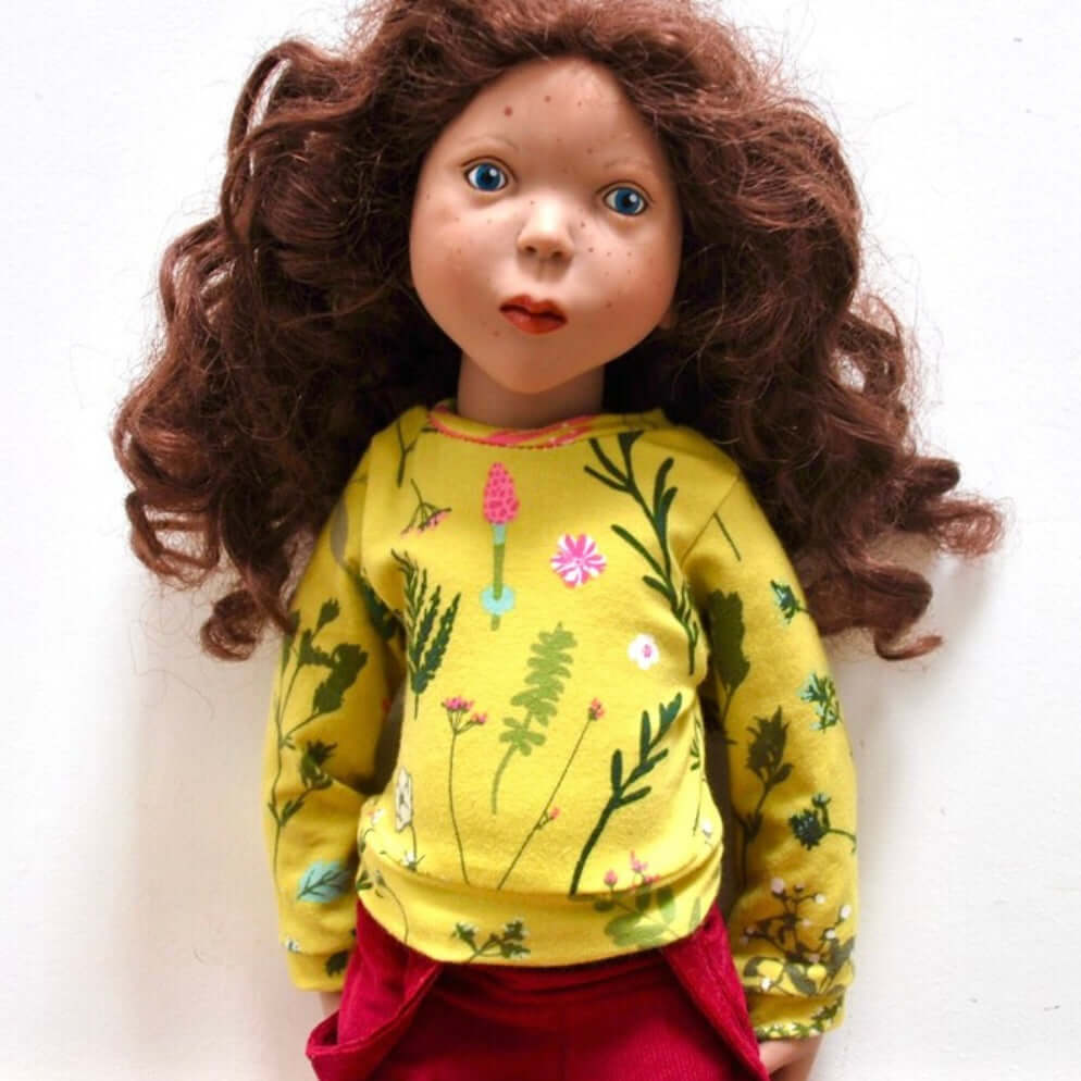 18" Dolls jumper sewing pattern DIGITAL DOWNLOAD