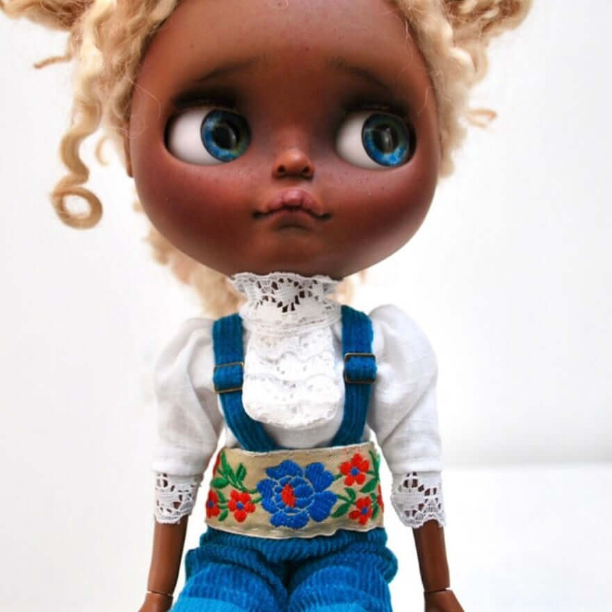 Blythe doll shirt sewing pattern instant DIGITAL download
