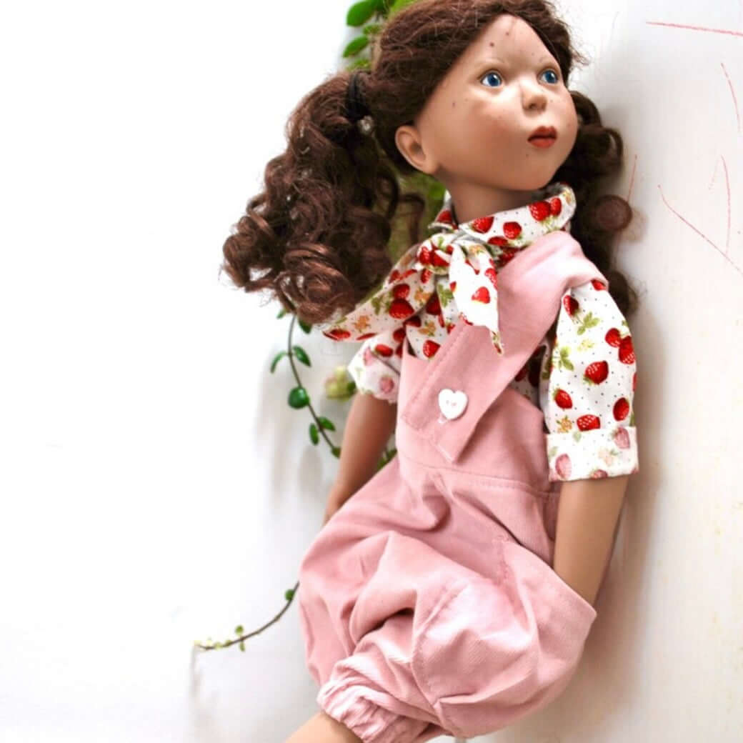 Doll romper sewing pattern 18” doll instant DIGITAL Download