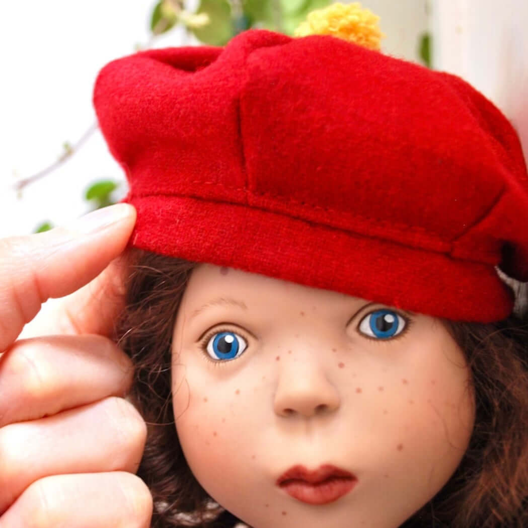Dolls sewing pattern Beret hat pattern DIGITAL download