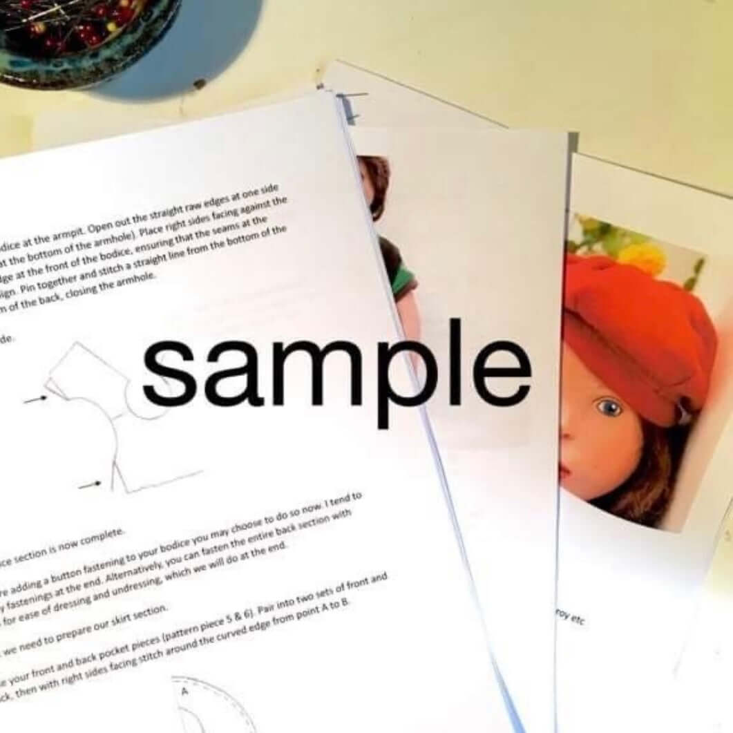 Dolls Easter bunny ears hat sewing pattern instant DIGITAL download