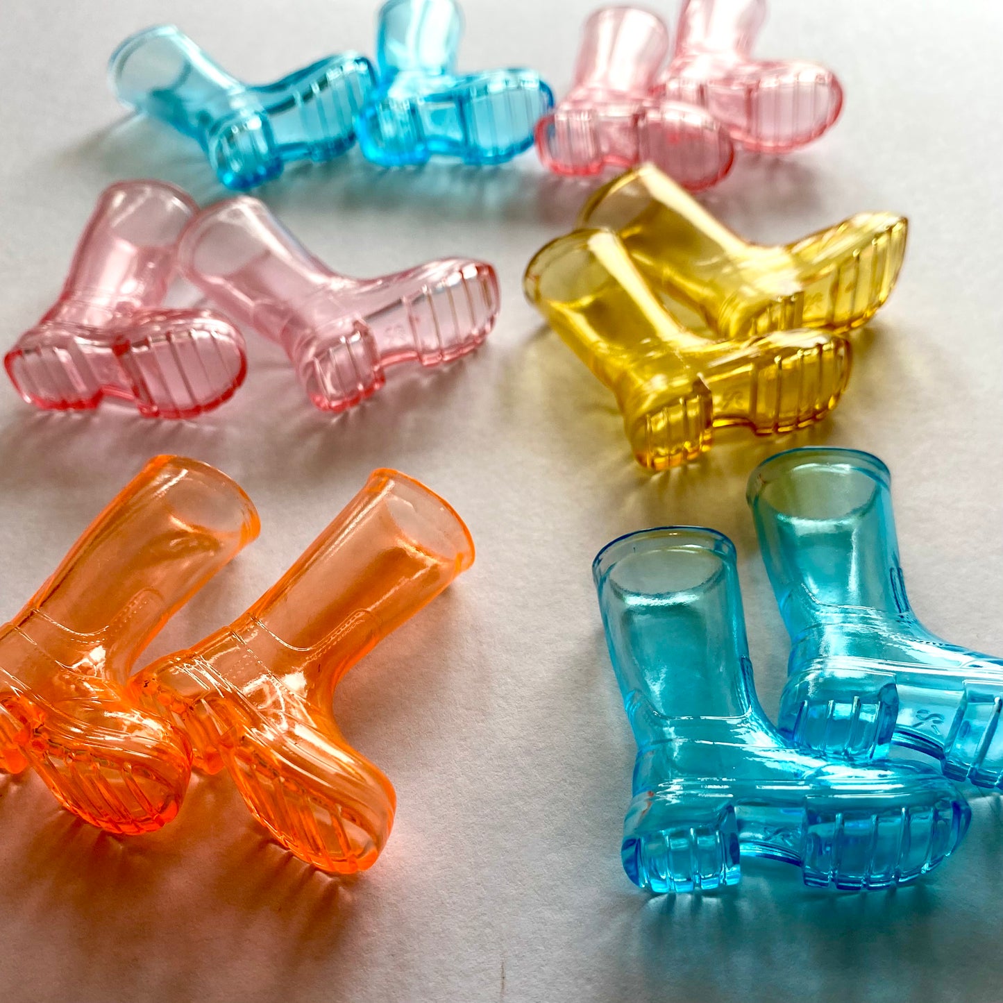 Tiny Wellington boots Squishy Jelly Rubber boots for Blythe doll Obitsu 22 24 Pureneemo - Blacksparrowuk