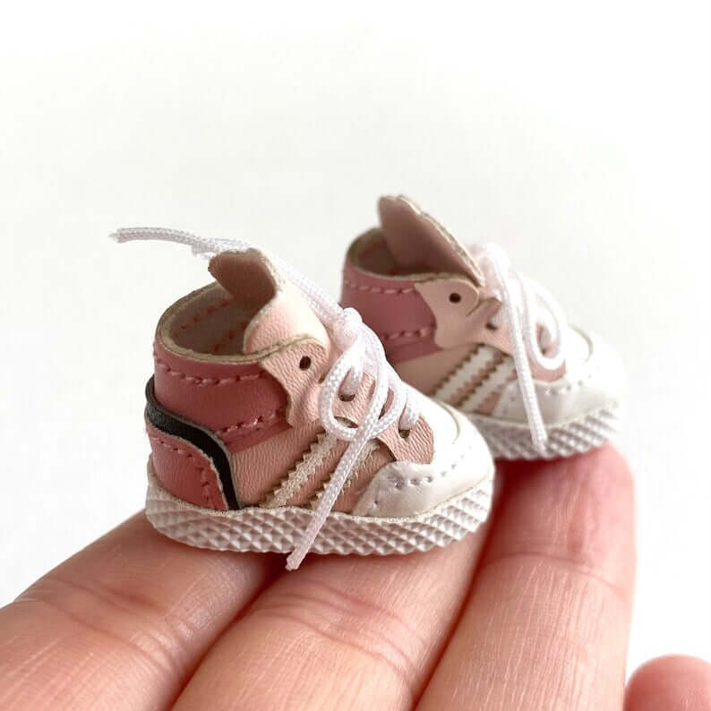 Doll trainers pink Blythe Doll sneakers Miniature Sports shoes - Blacksparrowuk