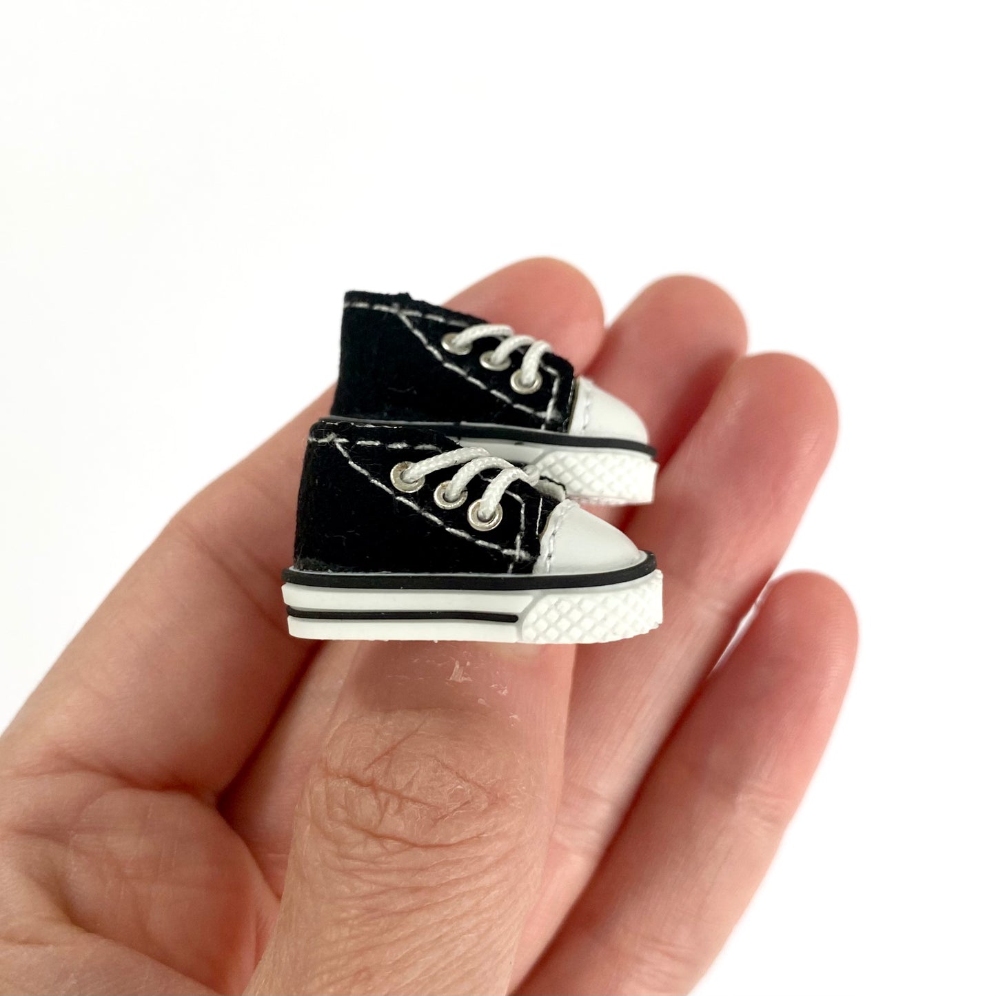 Tiny Doll trainers canvas doll shoes OB11 Vintage doll shoes 1/12 scale doll DOD Mollys Holala Gsc Ymy Obitsu - Blacksparrowuk