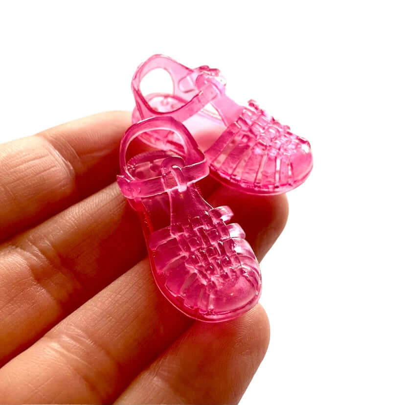 Doll shoes Tiny jelly shoes Squishy sandals for Blythe doll Obitsu 22 24 Pureneemo - Blacksparrowuk