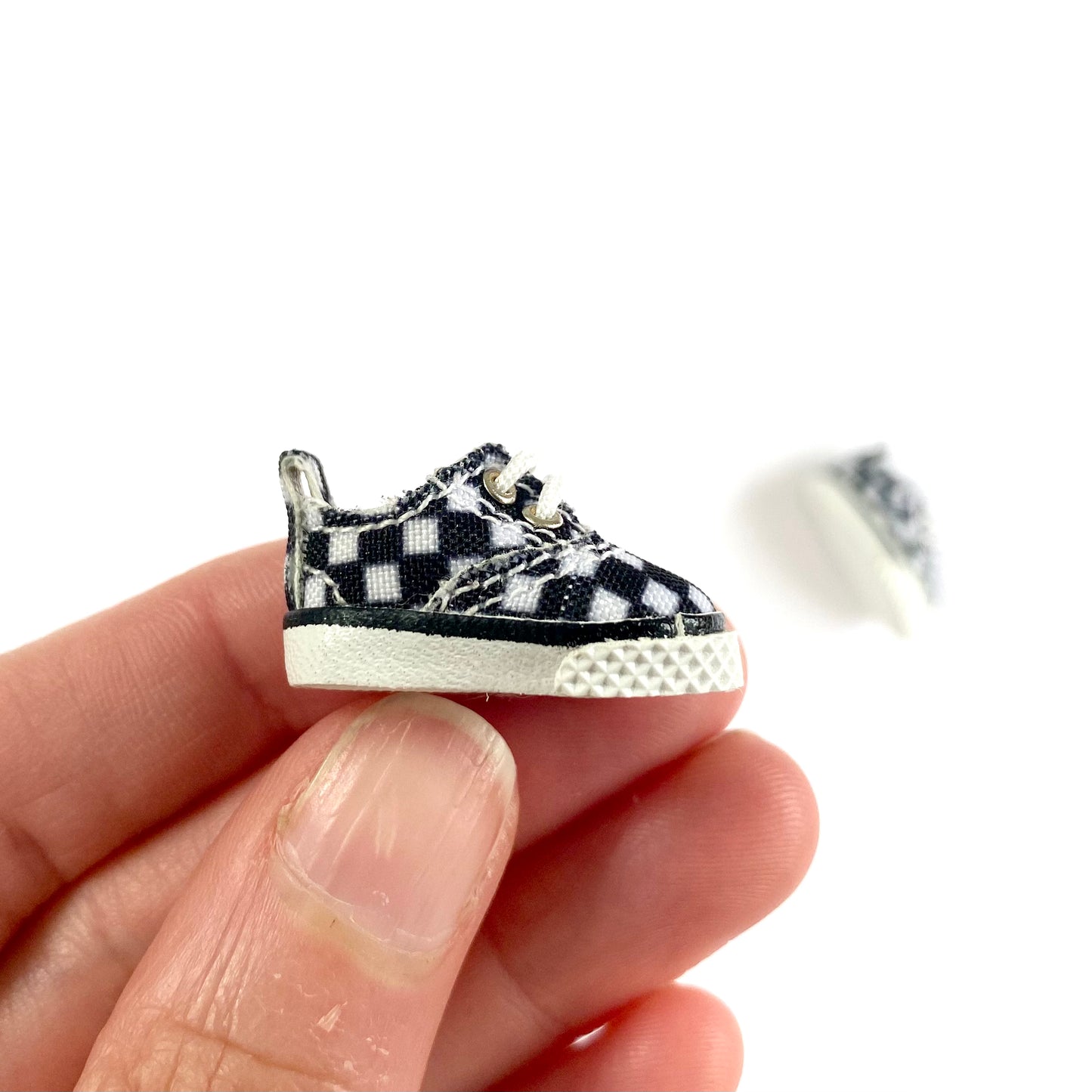 Tiny Doll trainers canvas doll shoes OB11 Vintage doll shoes 1/12 scale doll DOD Mollys Holala Gsc Ymy Nendoroid - Blacksparrowuk
