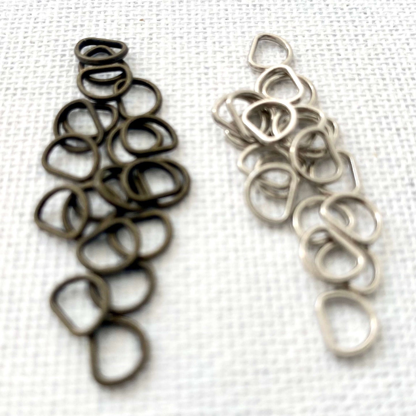 7mm Metal D ring Mini D buckles Doll shoe buckle - Blacksparrowuk