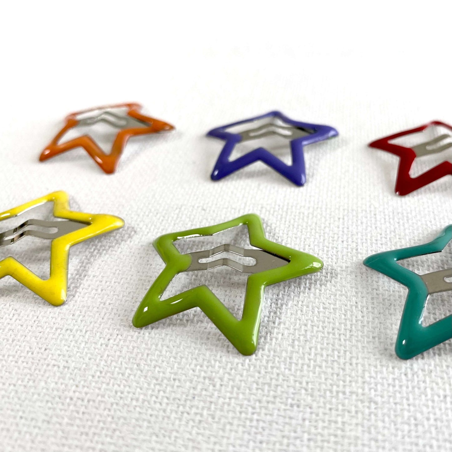 Doll hair clips 20mm mini Star Blythe hair grips UK seller - Blacksparrowuk
