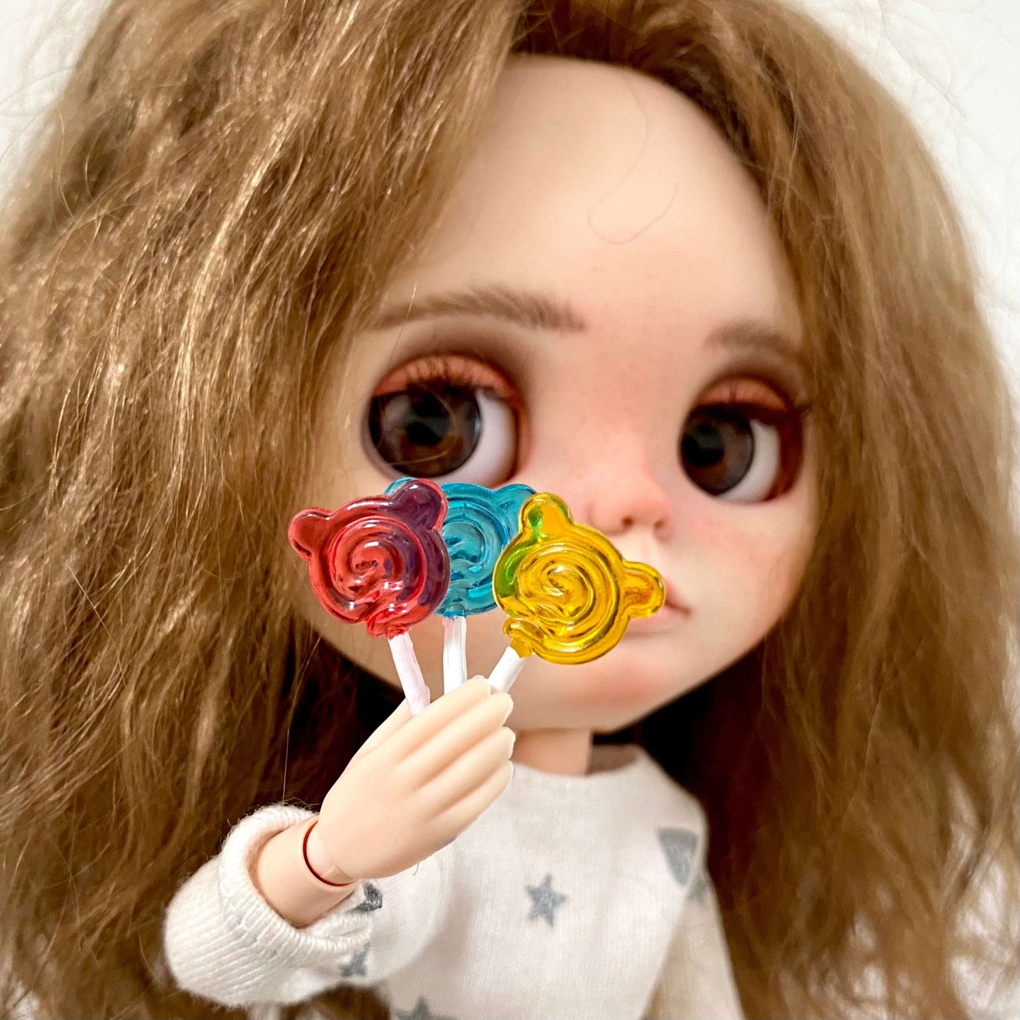 Resin Lollipops 1/6 Doll popsicle - Blacksparrowuk