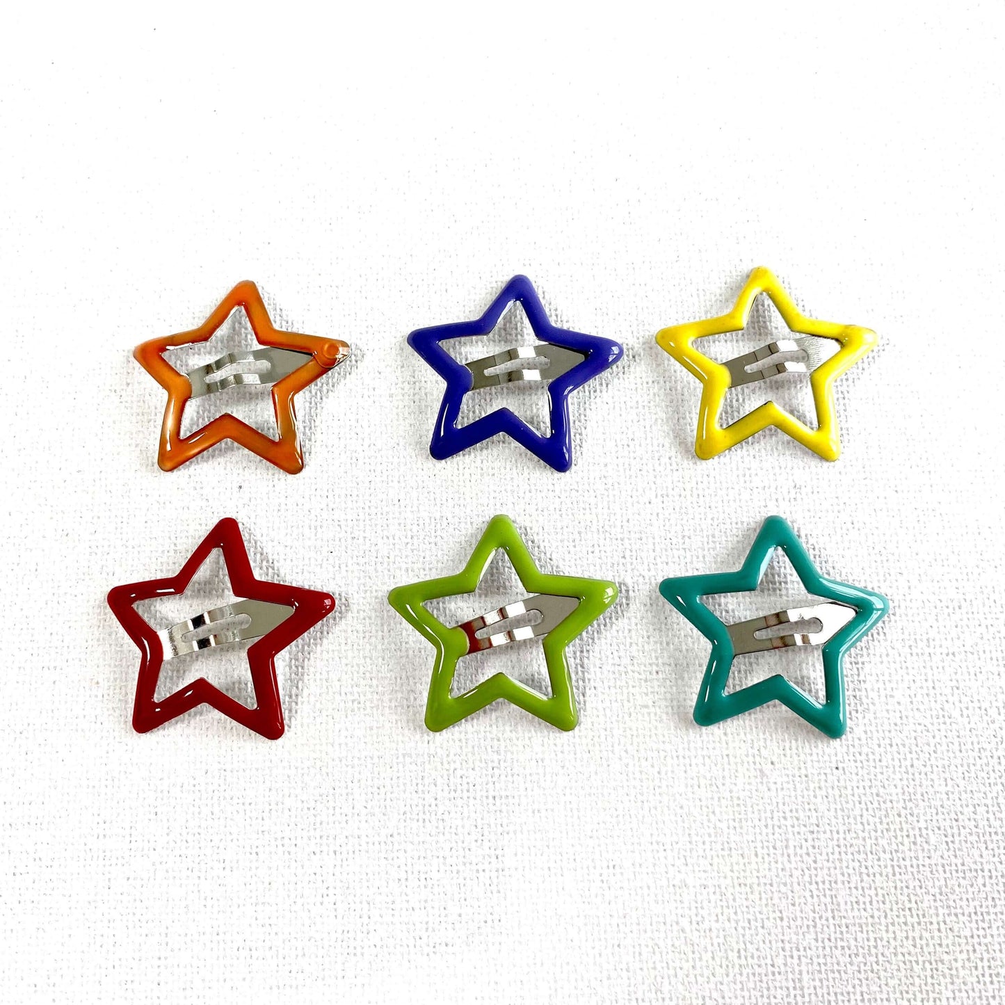 Doll hair clips 20mm mini Star Blythe hair grips UK seller - Blacksparrowuk