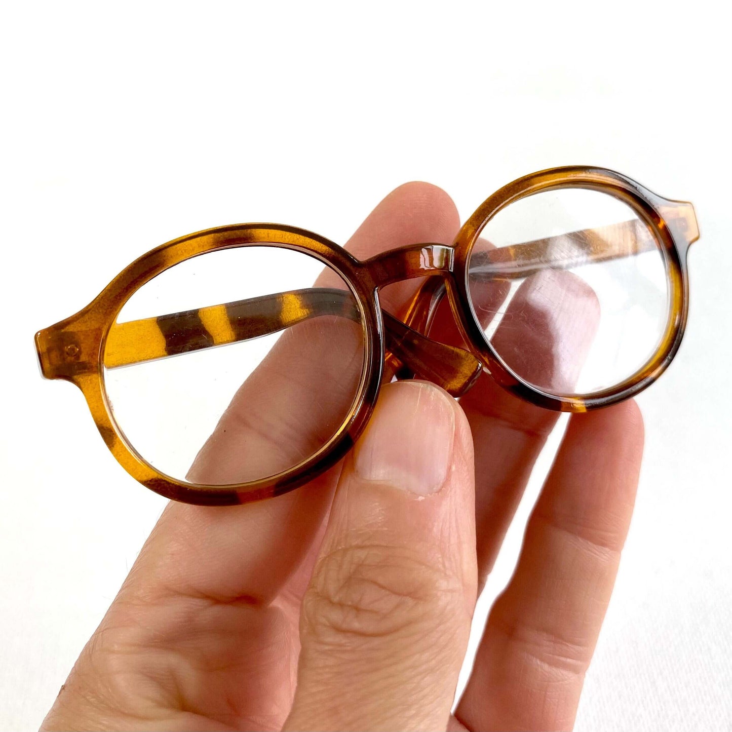 Blythe doll glasses 1/6 BJD doll glasses Tortoiseshell round glasses - Blacksparrowuk