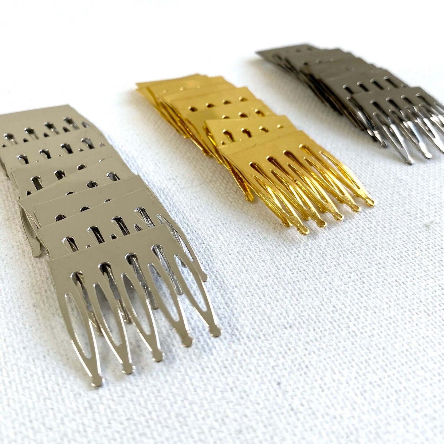 2pcs Mini Hair comb 23mm tiny Hair slides - Blacksparrowuk