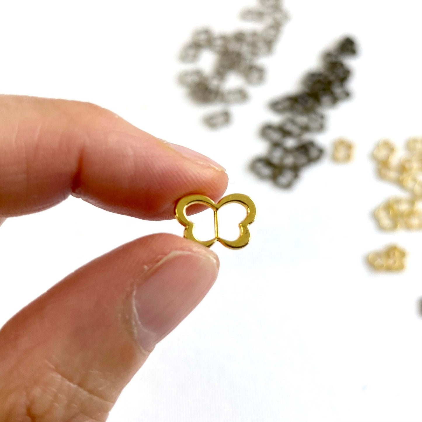 Mini doll buckles 3.5mm Butterfly buckles for doll shoes and bags - Blacksparrowuk