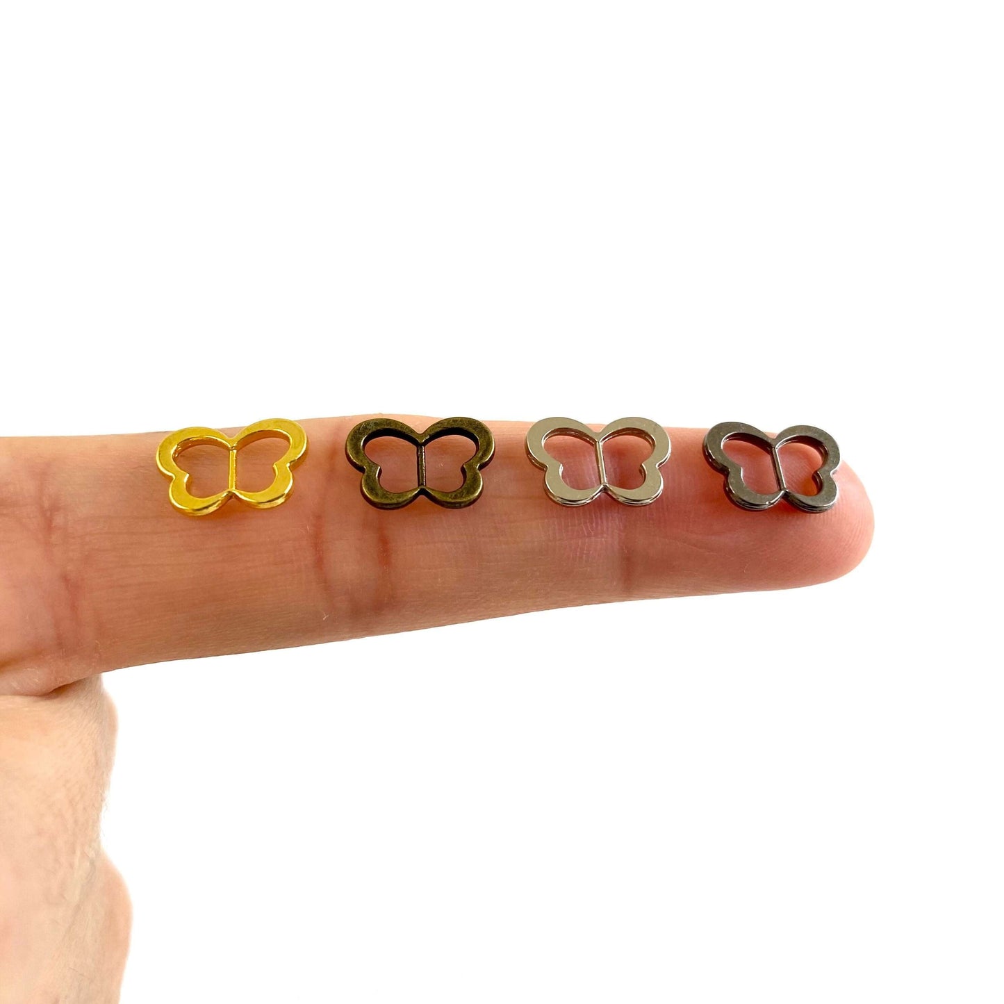 Mini doll buckles 3.5mm Butterfly buckles for doll shoes and bags - Blacksparrowuk