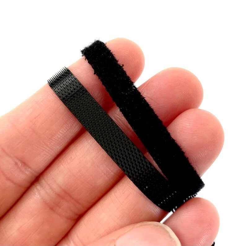 6mm Fastener for dolls clothes 1mtr ultra thin Sew on Fastener strap - Blacksparrowuk