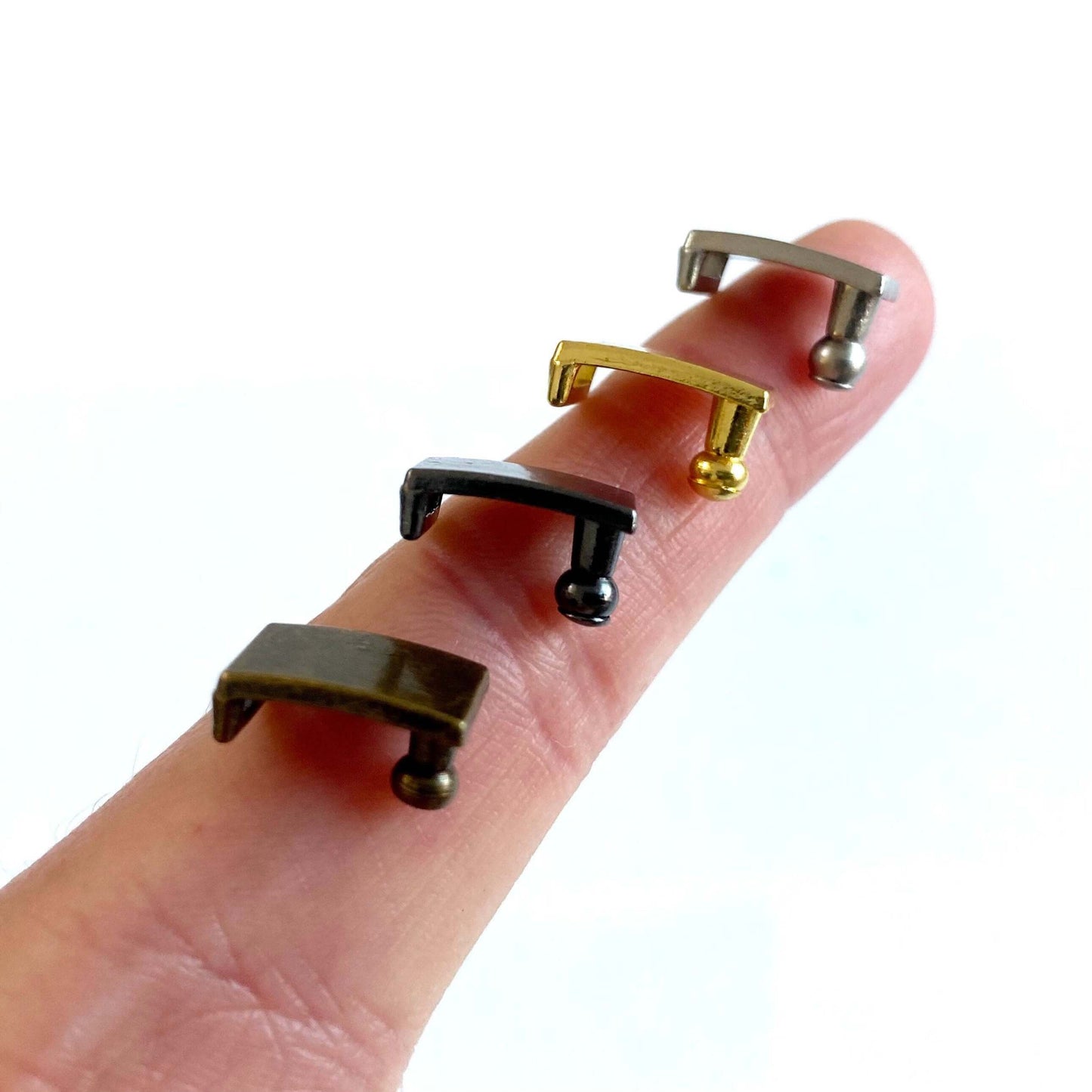 Miniature Metal doll belt buckles 12.5mm - Blacksparrowuk