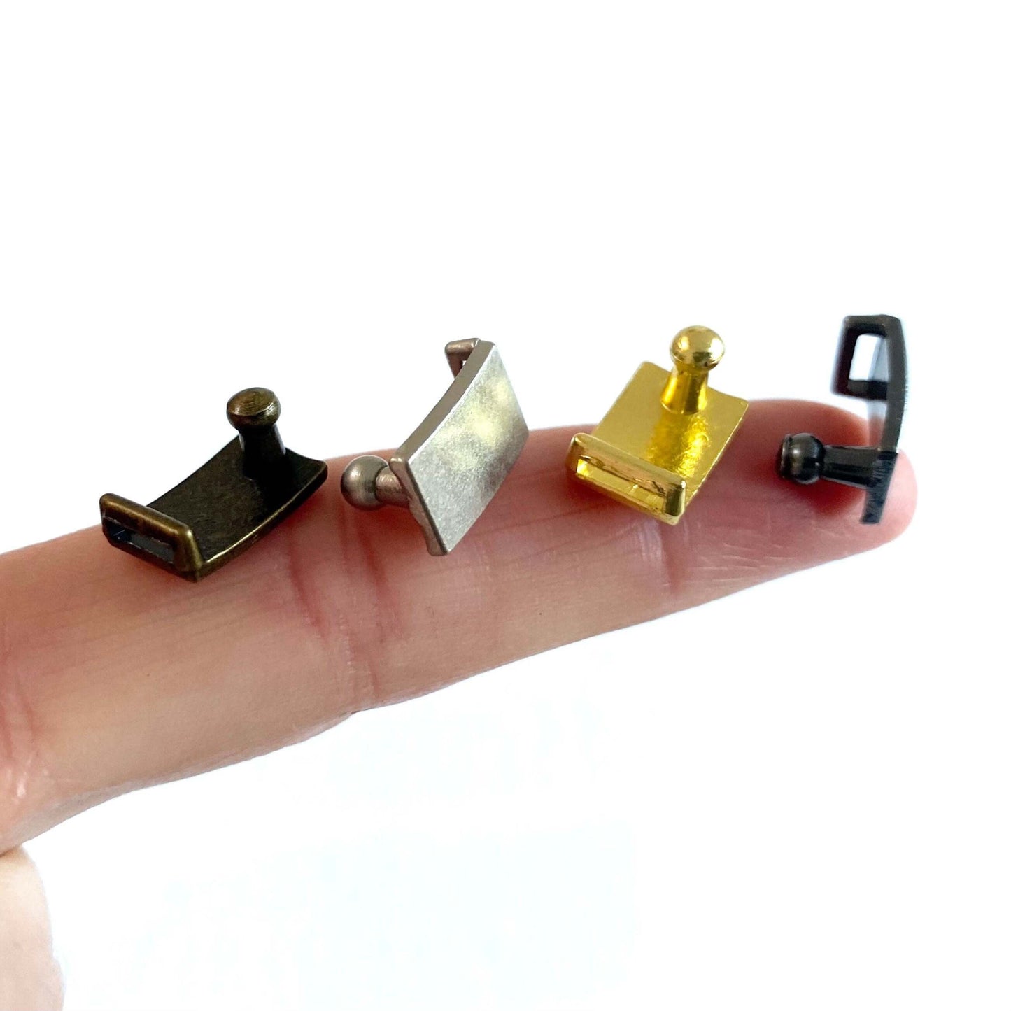 Miniature Metal doll belt buckles 12.5mm - Blacksparrowuk