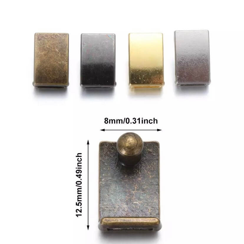 Miniature Metal doll belt buckles 12.5mm - Blacksparrowuk