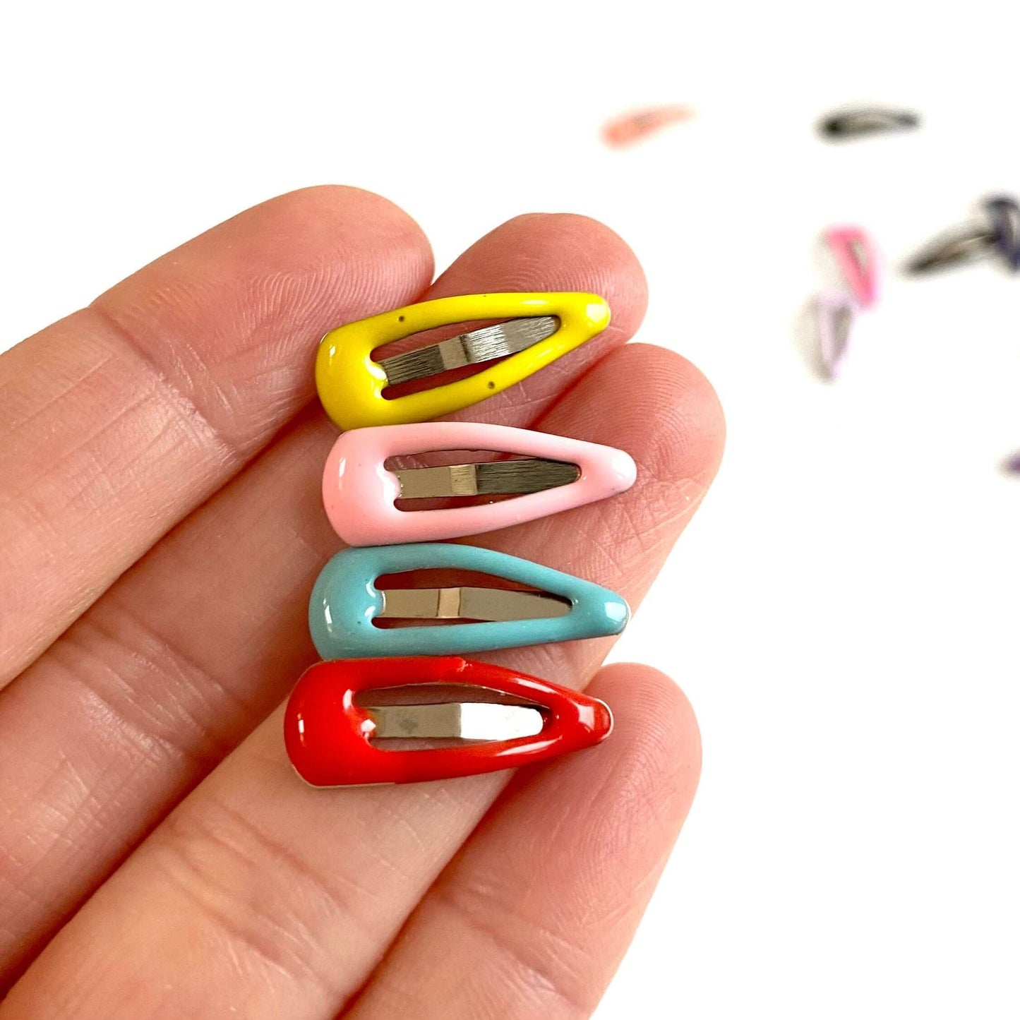Doll hair clips 20mm tiny Blythe hair grips - Blacksparrowuk