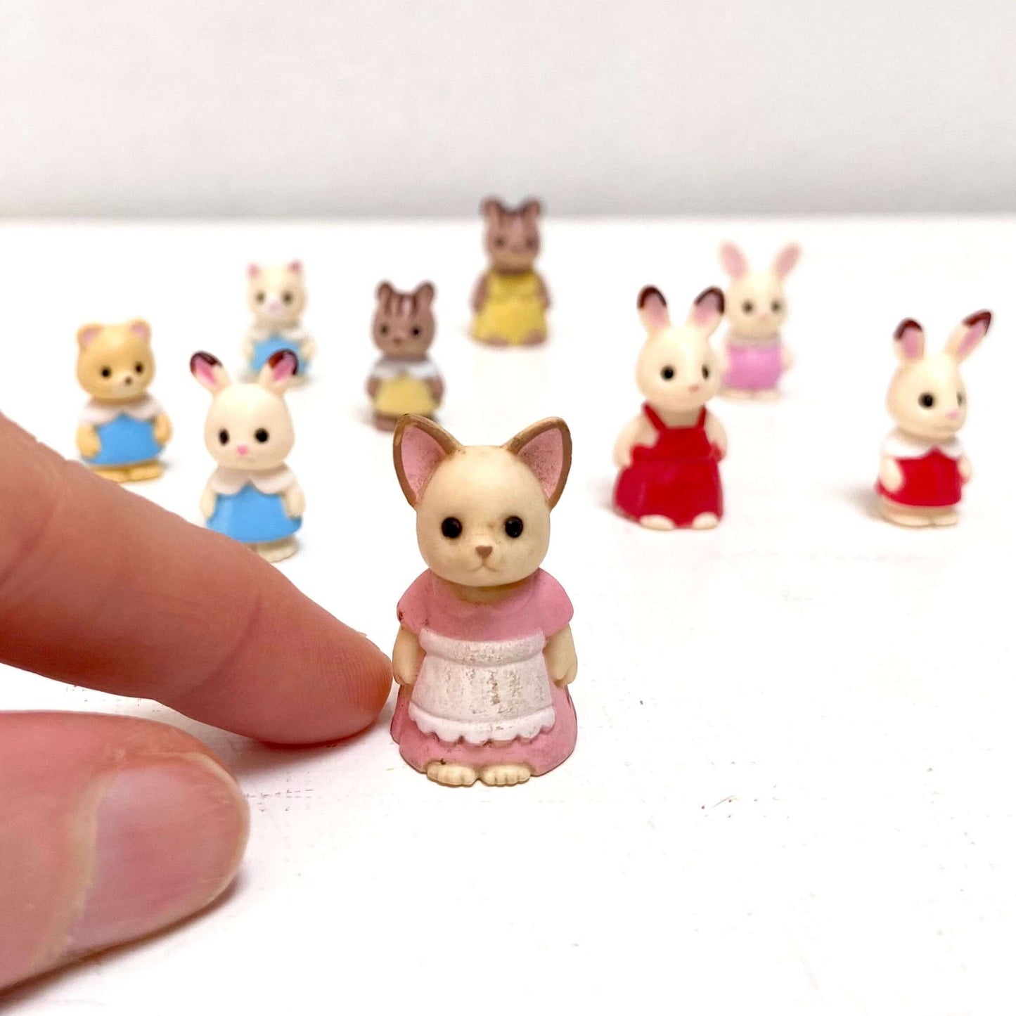 Miniature Sylvanian Family Figures 2-3cm tall Micro animal figurines - Blacksparrowuk