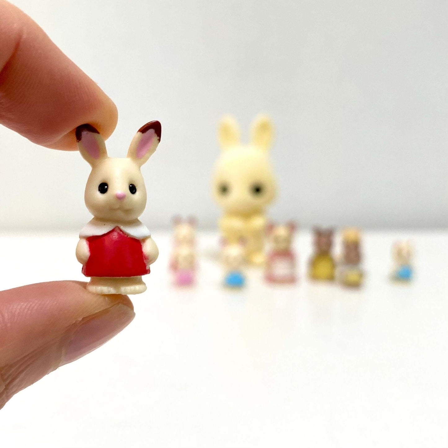 Miniature Sylvanian Family Figures 2-3cm tall Micro animal figurines - Blacksparrowuk