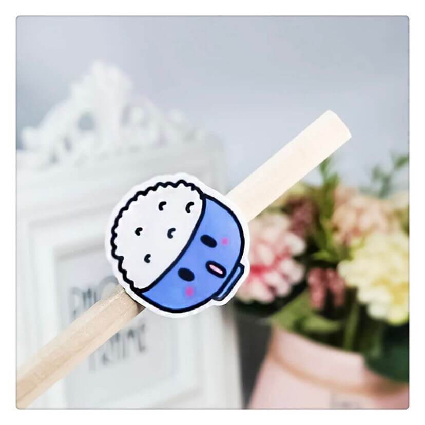 Japanese Food stickers 40pcs Cute Kawaii Scrapbooking stickers - Blacksparrowuk