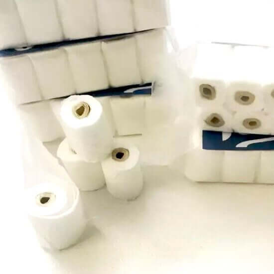 1/6 Dolls house toilet paper tissue 10 pack - Blacksparrowuk