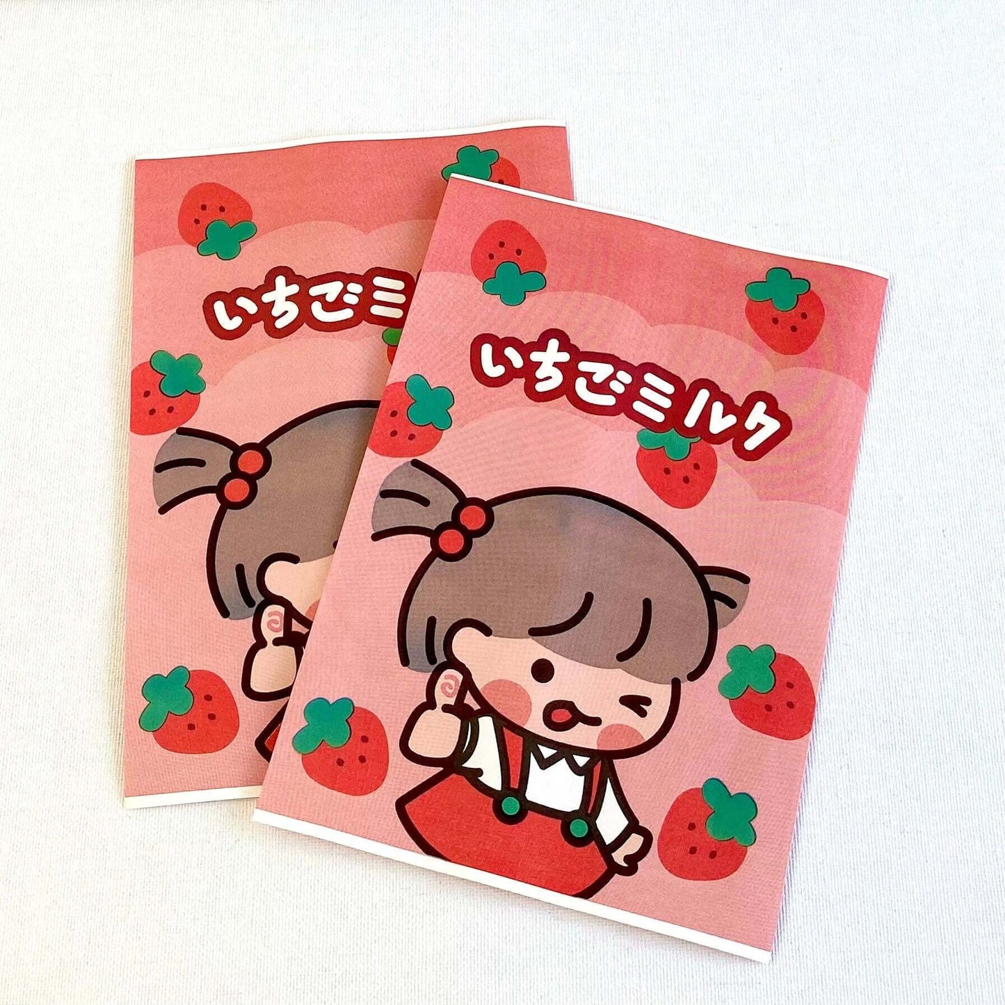 Cute Kawaii party bags Strawberry Milk Cute Paper craft bags - Blacksparrowuk