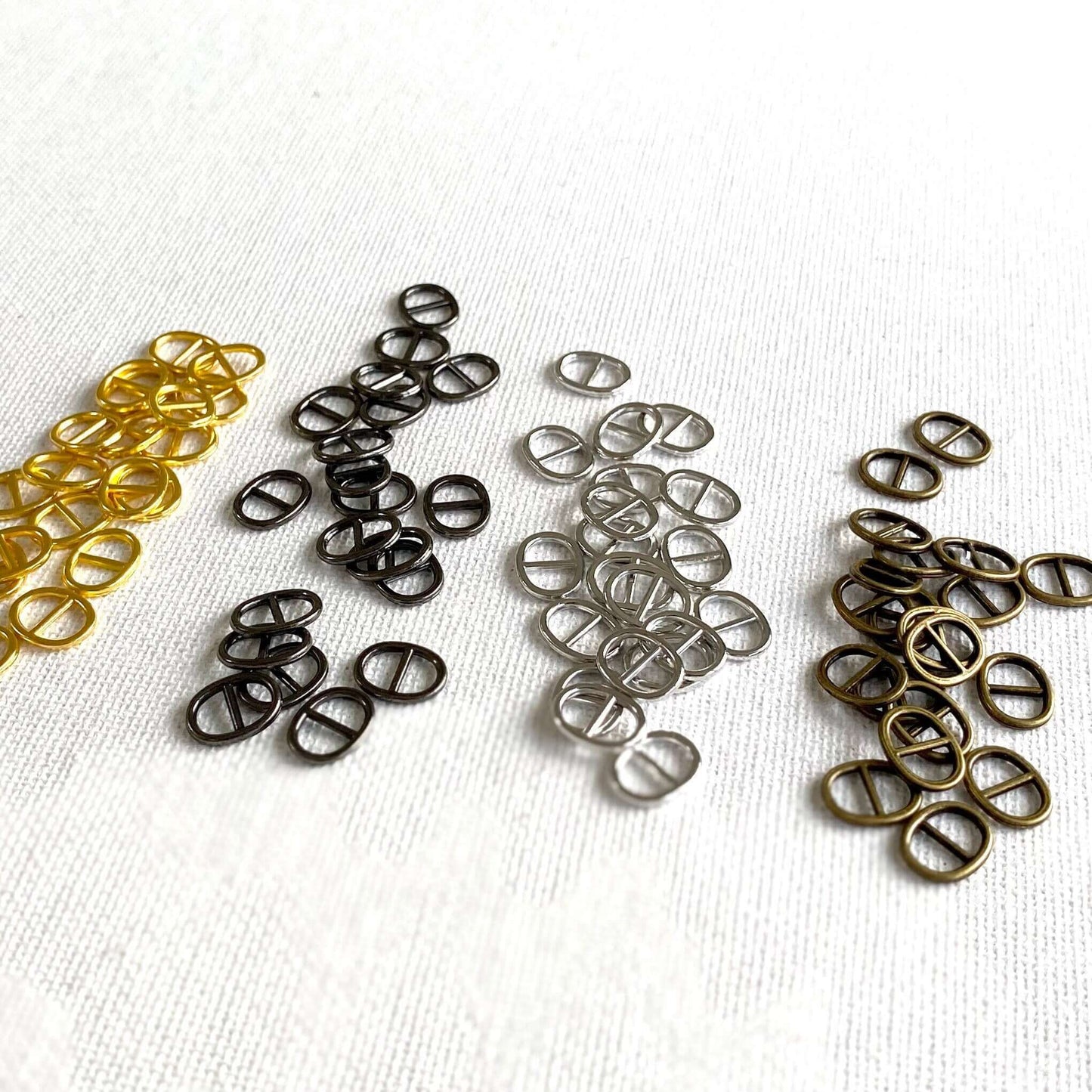 Mini Oval Doll buckles 8mm Dolls belt strap buckle - Blacksparrowuk