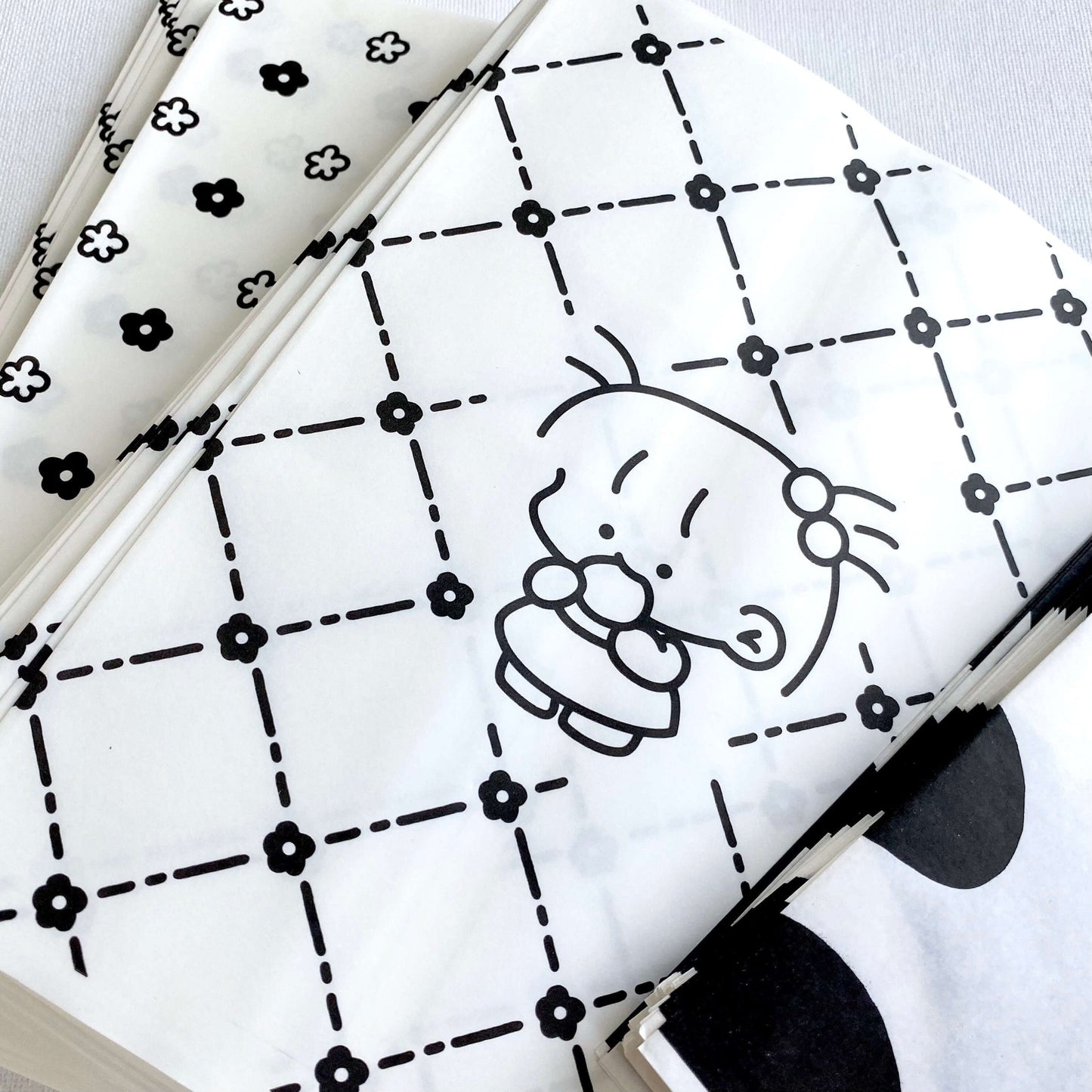 Cute party bags Kawaii Milk carton Cow print favours Black White Cute Paper craft bags - Blacksparrowuk
