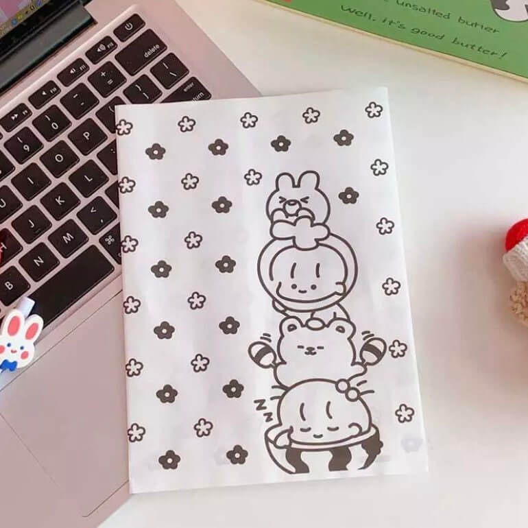 Cute party bags Kawaii Milk carton Cow print favours Black White Cute Paper craft bags - Blacksparrowuk