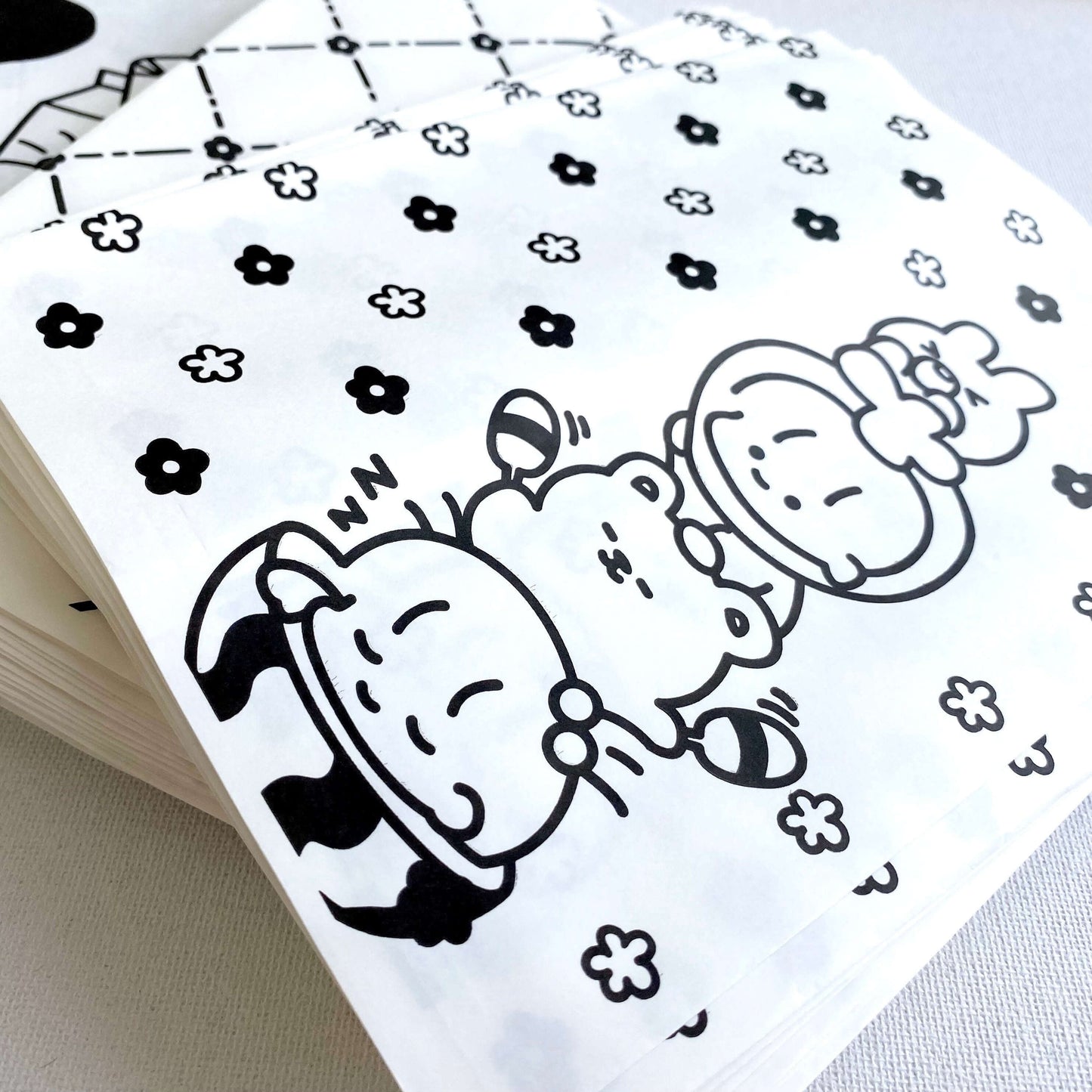 Cute party bags Kawaii Milk carton Cow print favours Black White Cute Paper craft bags - Blacksparrowuk