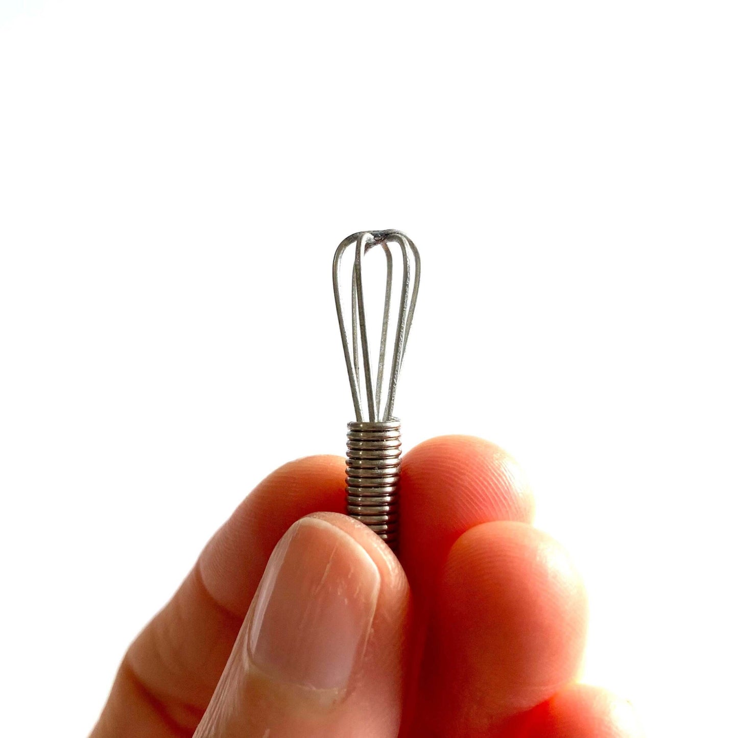 Tiny kitchen Whisk 1/12 scale Dollhouse kitchen Utensil Egg beater - Blacksparrowuk
