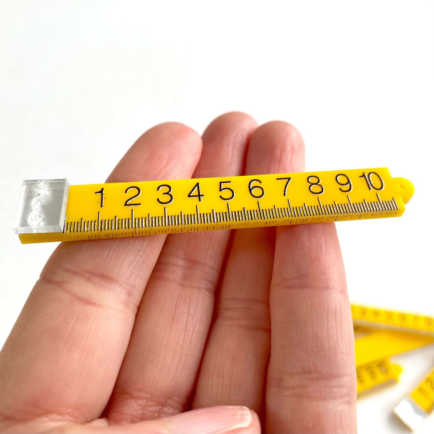 Miniature Ruler Measure 1/6 scale Mini Stationery Utensil - Blacksparrowuk