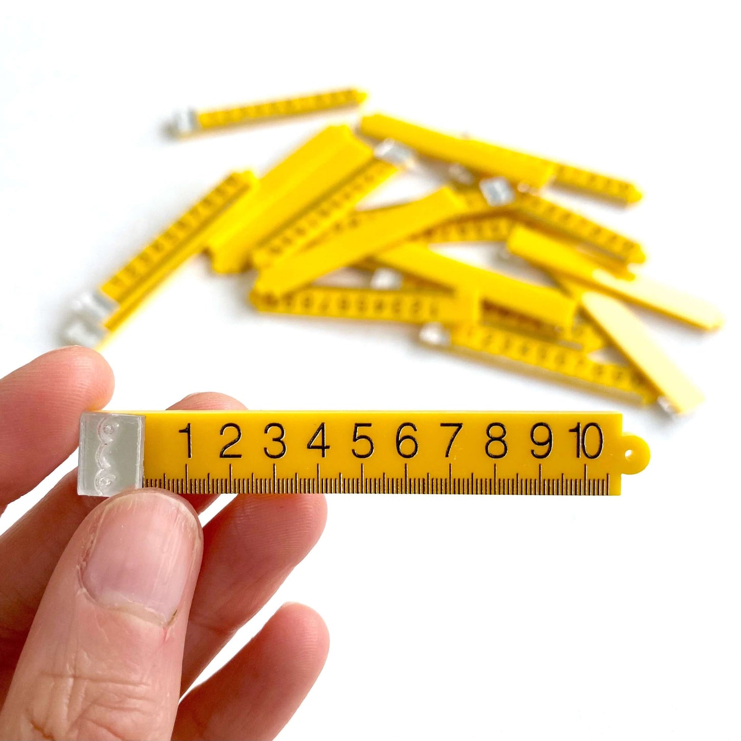 Miniature Ruler Measure 1/6 scale Mini Stationery Utensil - Blacksparrowuk