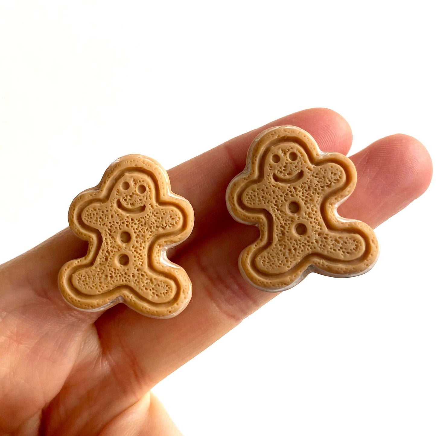 Miniature Gingerbread men biscuits charms - Blacksparrowuk