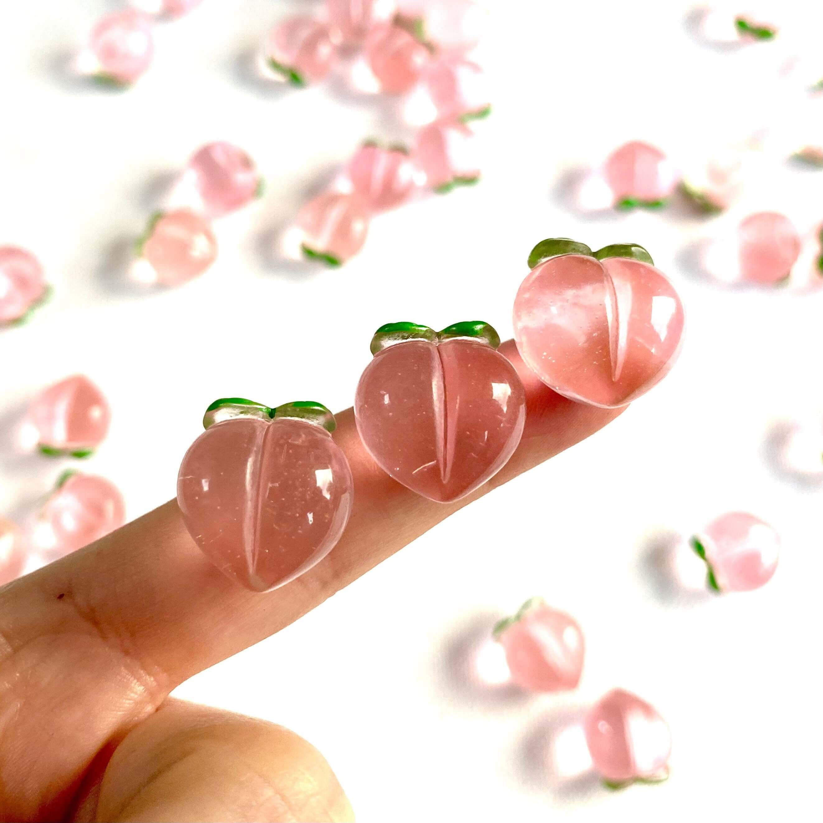 Fruit charms Peach jelly charms